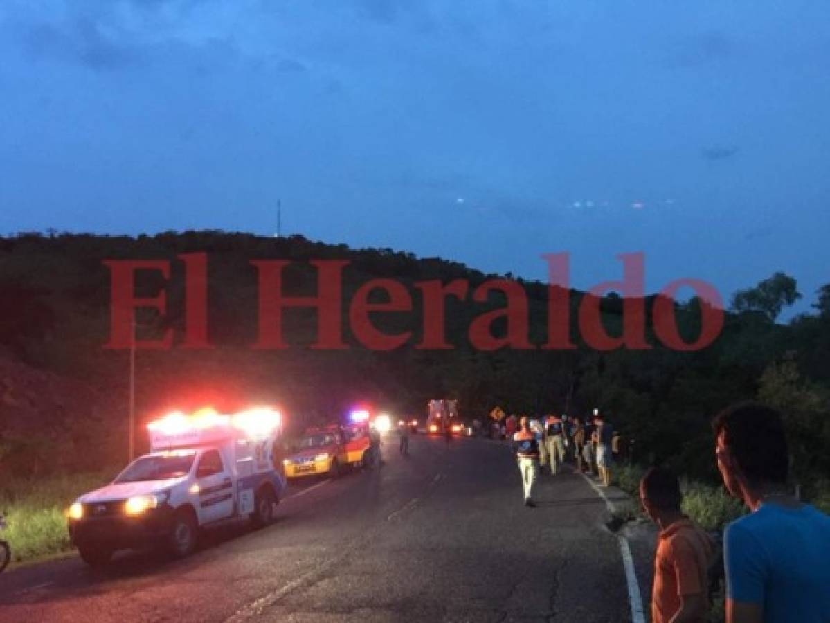 Volcamiento de una rastra deja dos muertos y cuatro heridos en Choluteca