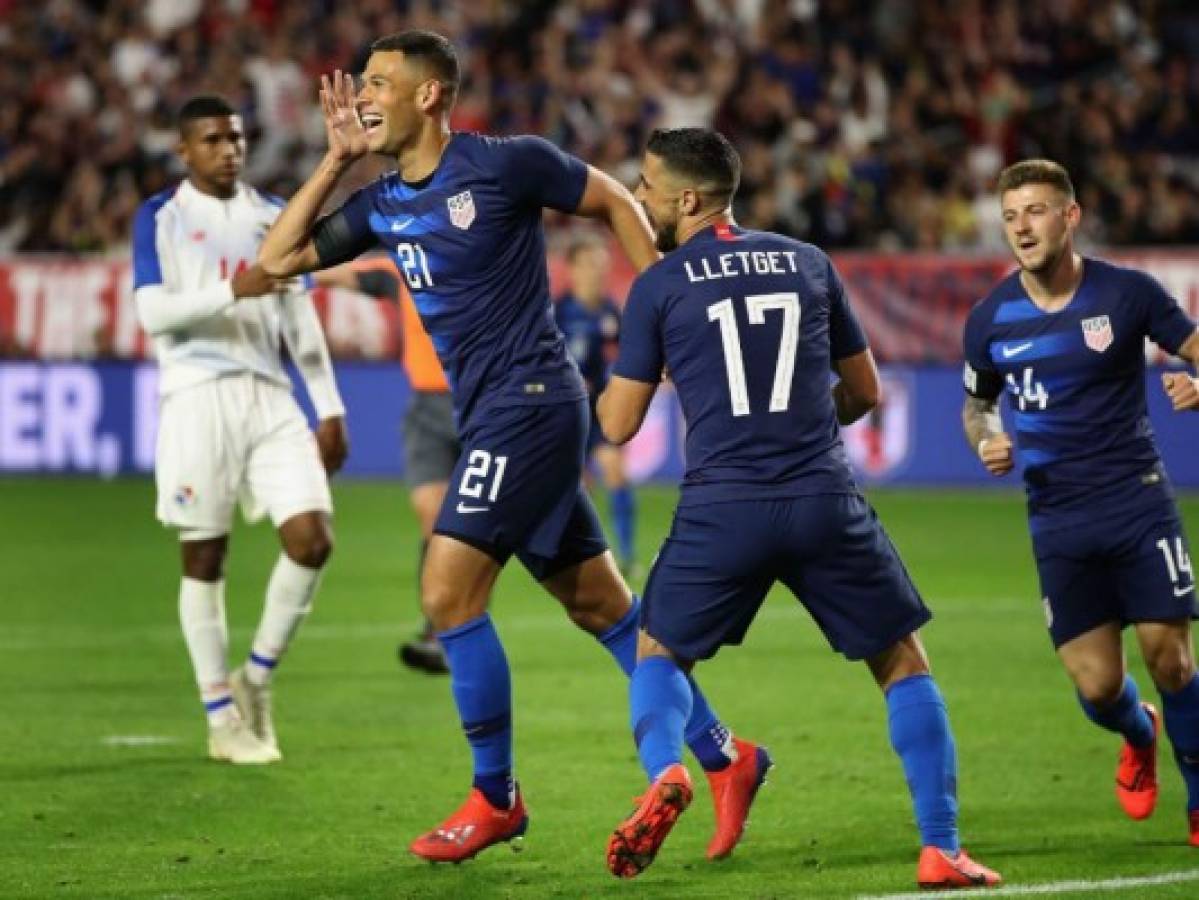 Selección de Estados Unidos vence a Panamá 3-0 en amistoso previo a la Copa Oro 2019