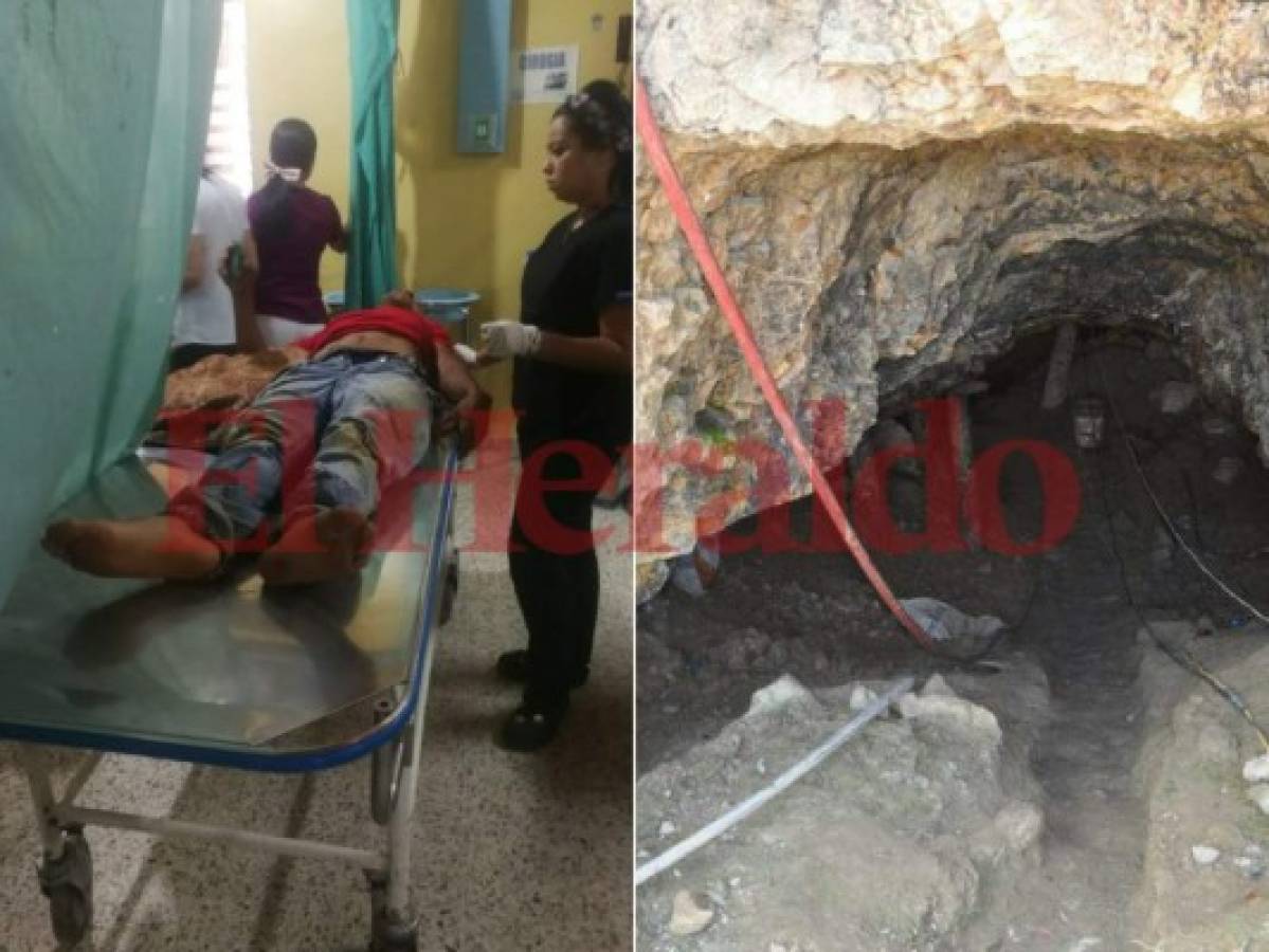 Derrumbe en una mina deja cuatro muertos y cinco heridos en Olancho