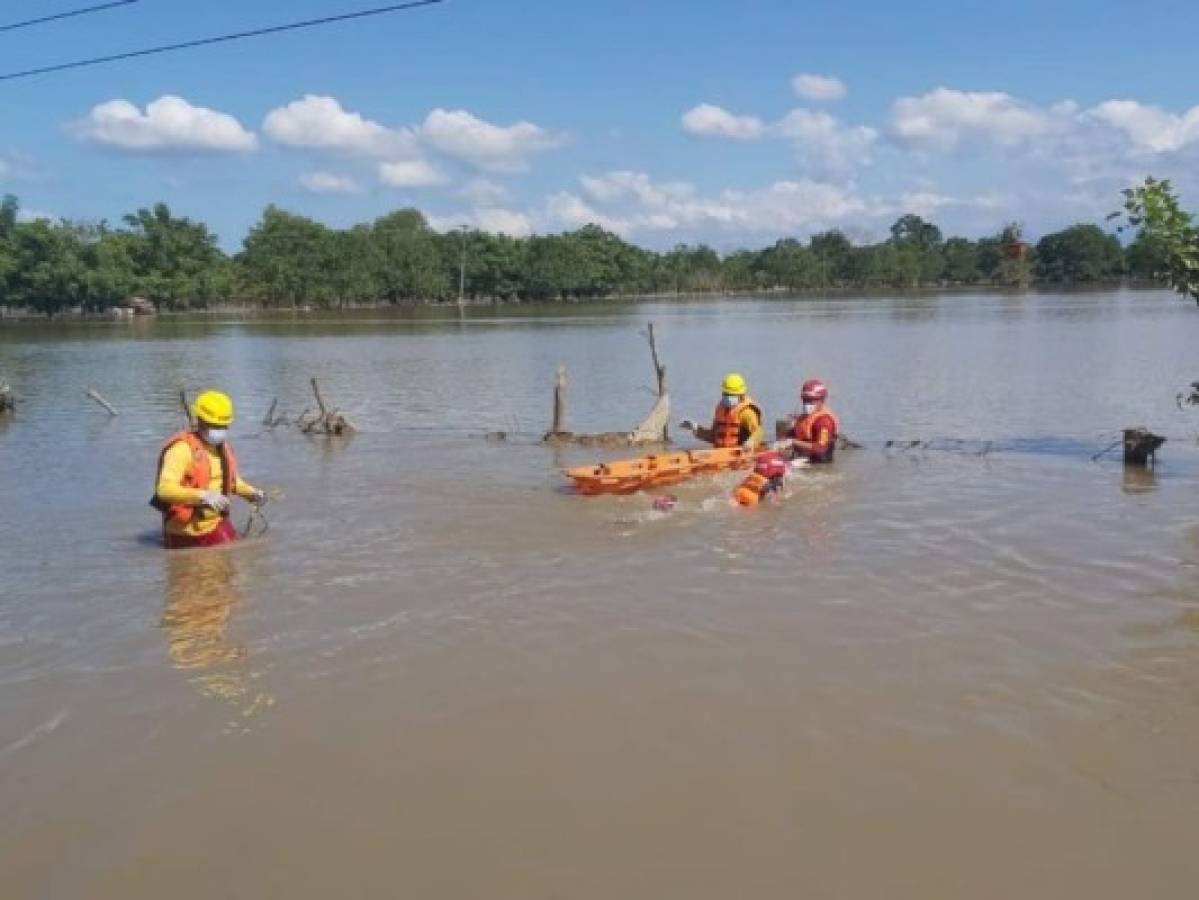 Hallan cadáver de una mujer en zona inundada de Choloma, Cortés