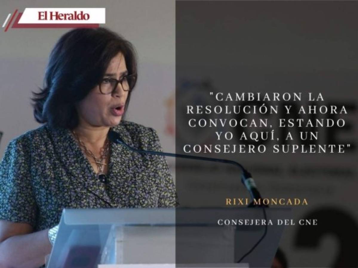 'Es demasiado el nivel de violación y de ilegalidad': Rixi Moncada por resolución contra Roberto Contreras