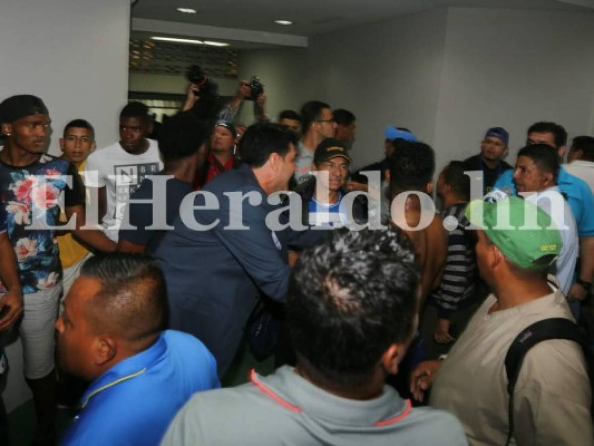 Después de terminado el clásico entre Motagua y Olimpia, jugadores se fueron a los golpes en camerinos (Fotos: David Romero / Deportes El Heraldo/ Noticias El Heraldo / Noticias de Honduras)