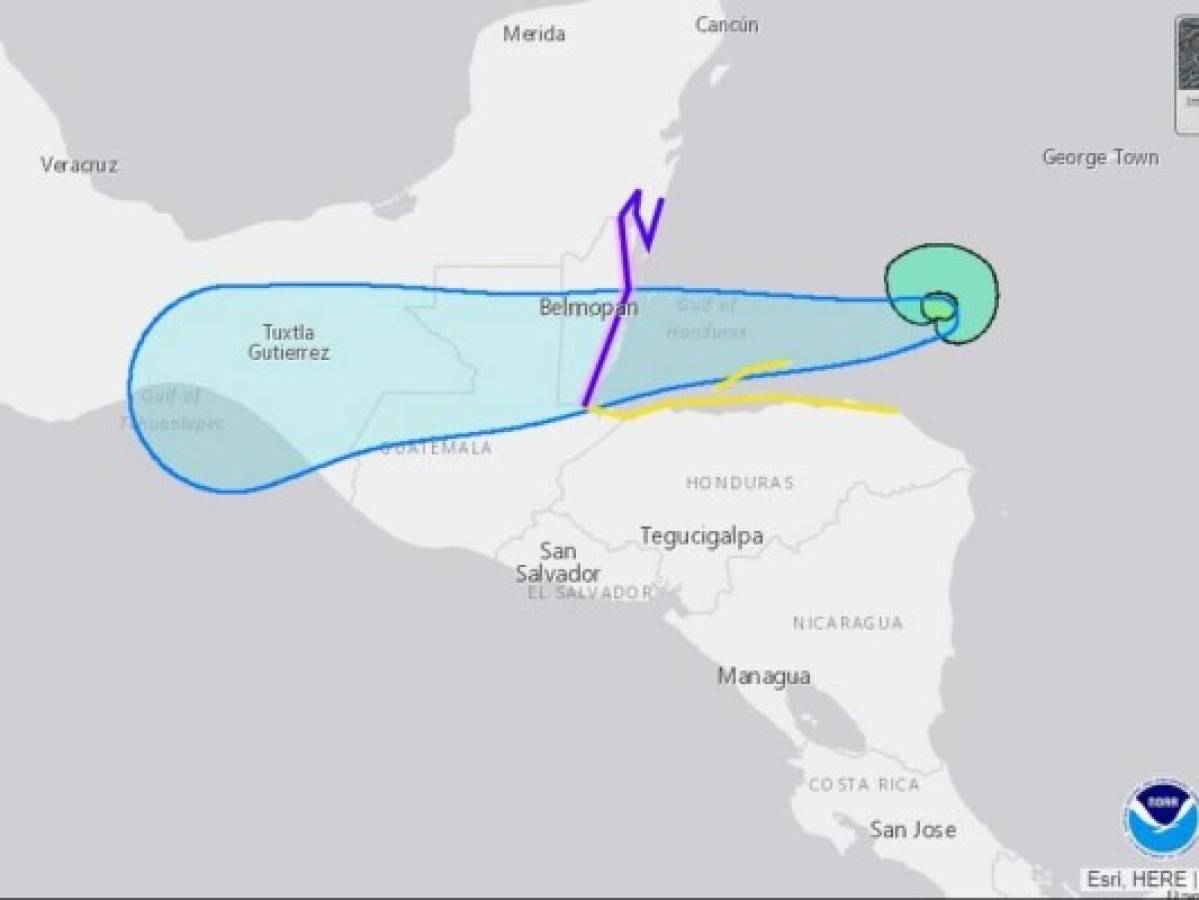 Tormenta Nana azotaría Guatemala convertida en huracán