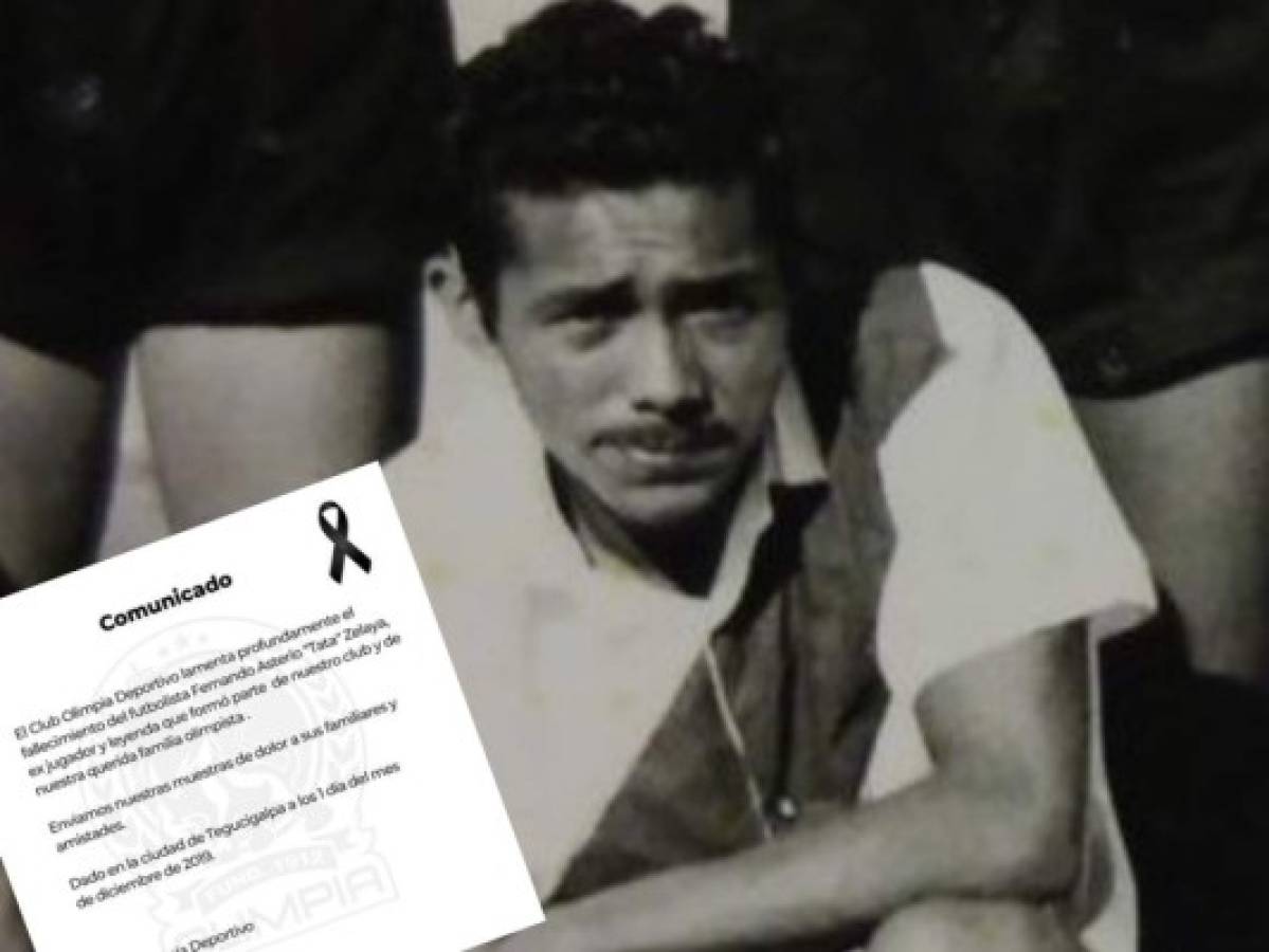 Muere en Estados Unidos el exfutbolista de Olimpia 'Tata' Zelaya
