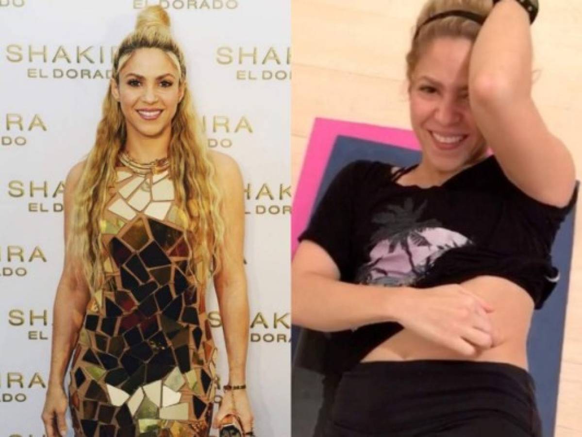 VIDEO: Así se ejercita Shakira para tener un abdomen de infarto