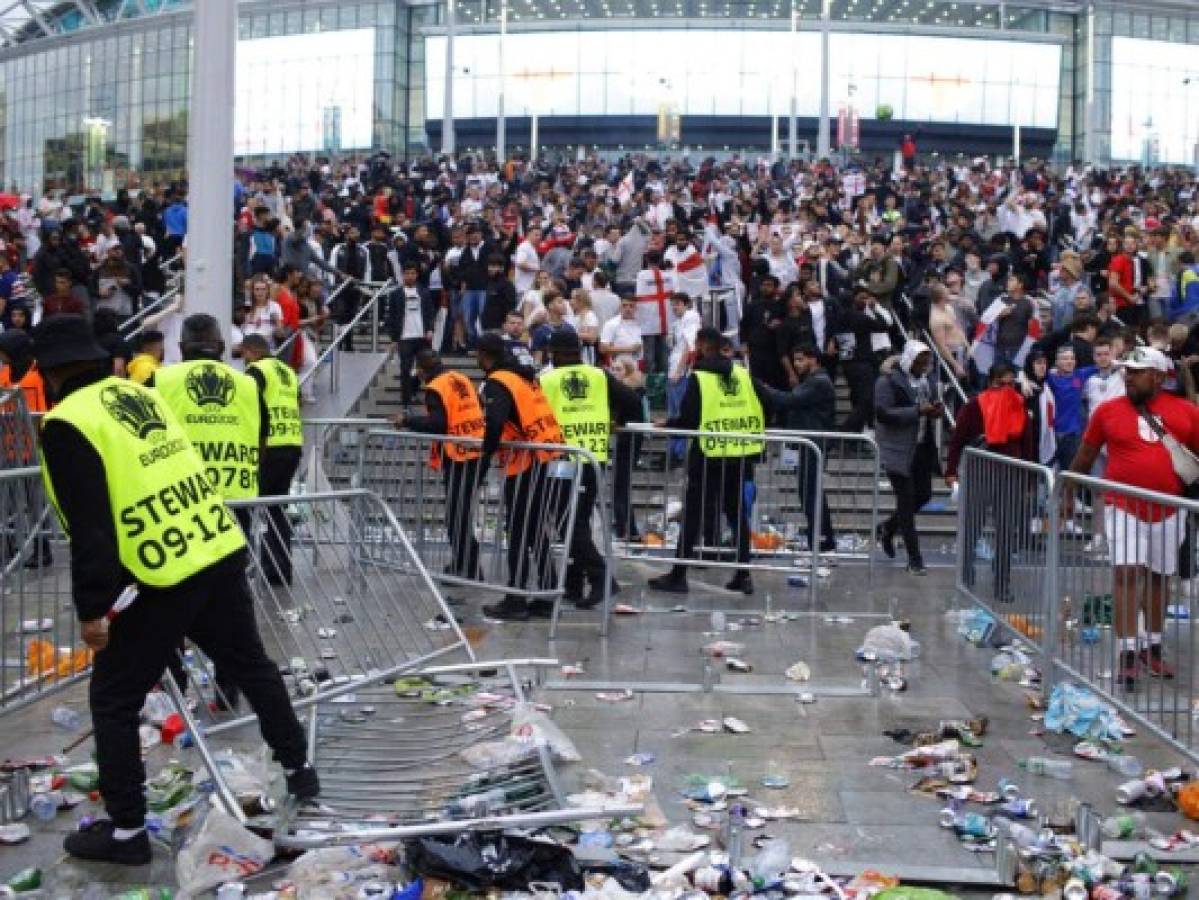 UEFA cierra estadio de Inglaterra por caos en la Euro