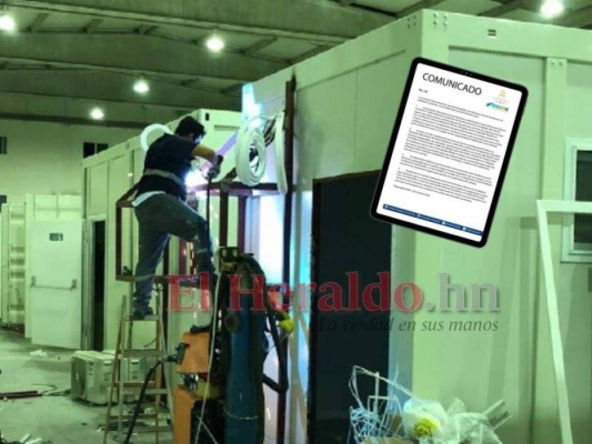 Invest-H no recibirá ningún hospital móvil si no se corrigen fallas