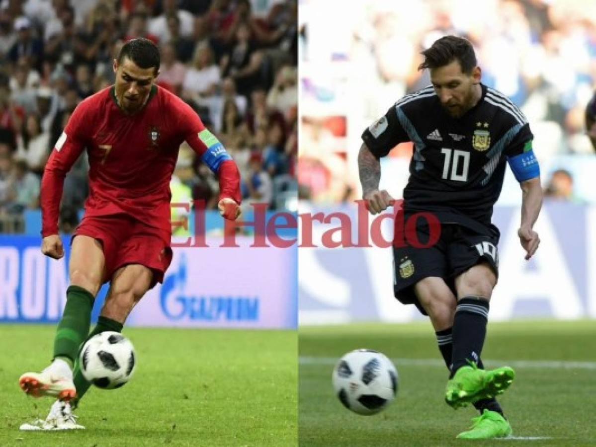 El debut de Cristiano Ronaldo vs el de Leo Messi en el Mundial Rusia 2018