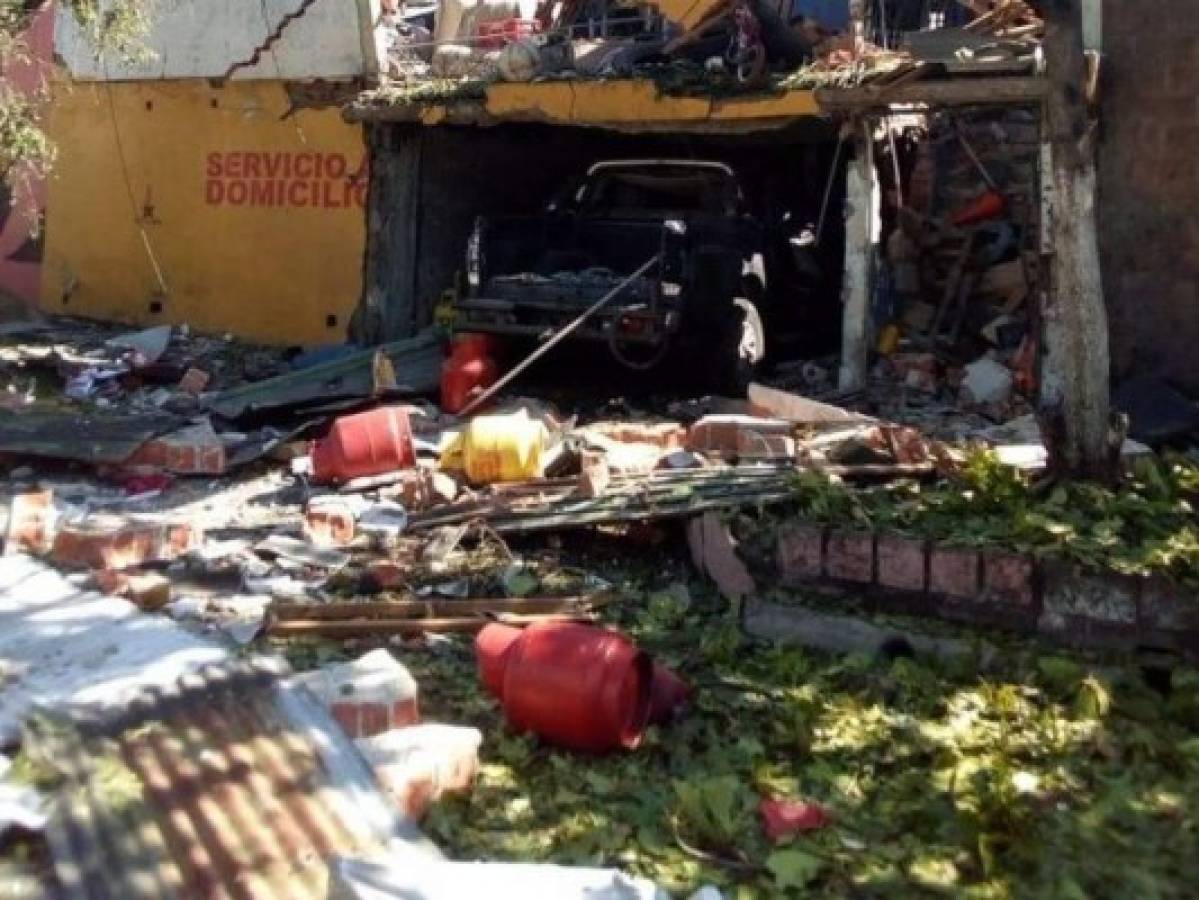 El Salvador: Tres muertos y dos heridos deja explosión en distribuidora de cilindros de gas