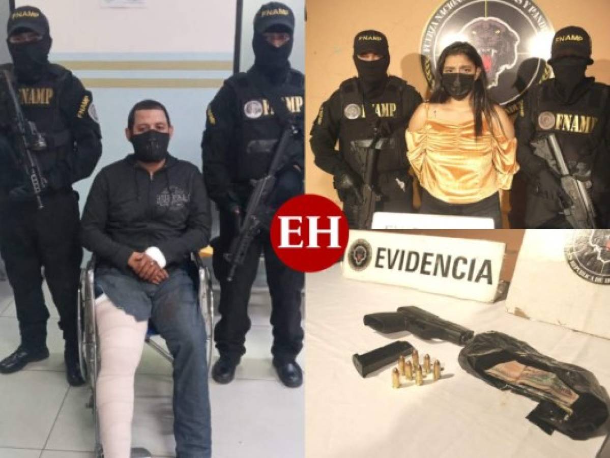 Capturan pareja de presuntos extorsionadores de la pandilla 18 en la capital