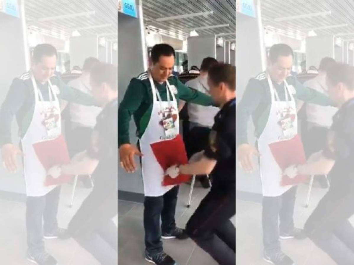 VÍDEO: Aficionado mexicano hizo una broma demasiado pesada en Rusia