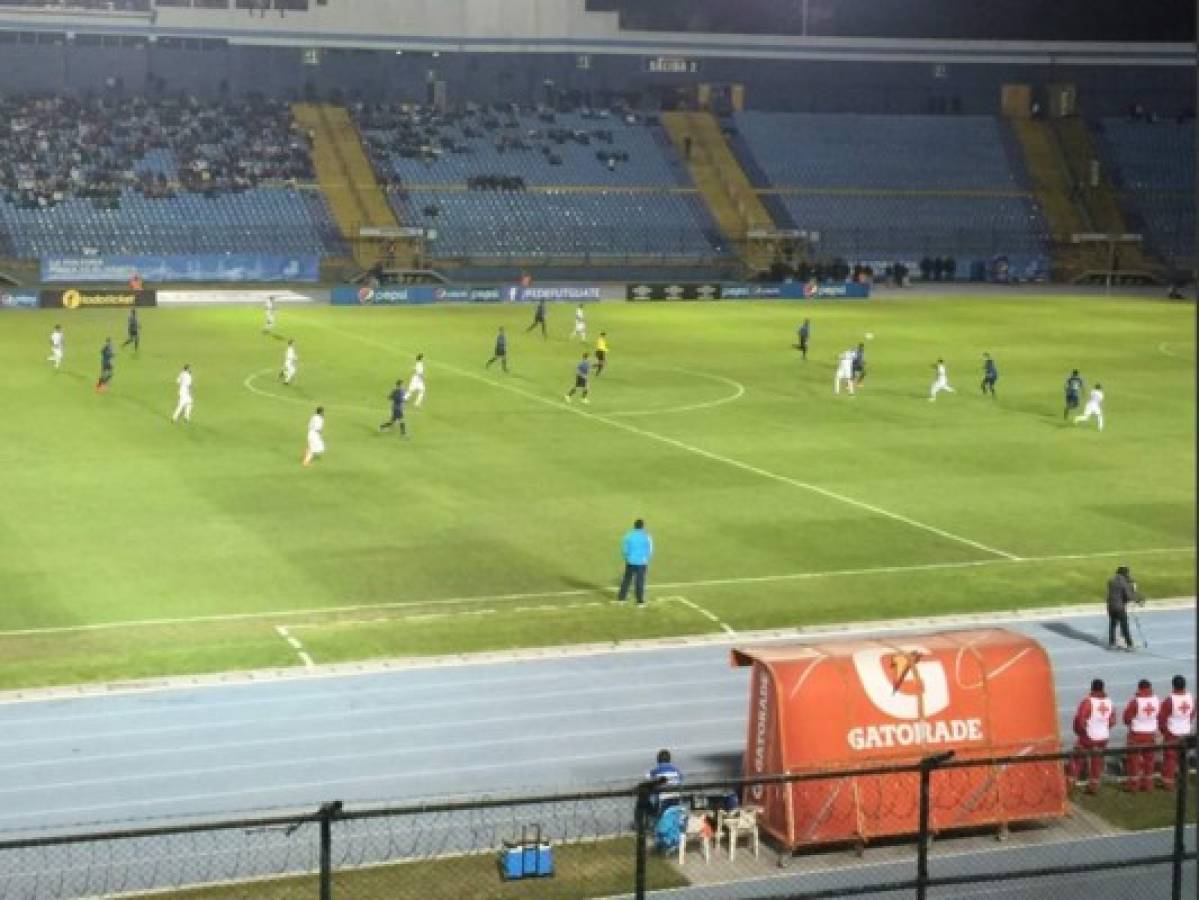 La Selección de Honduras cayó ante su similar de Guatemala