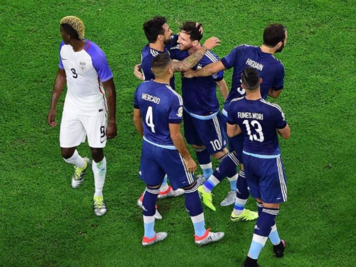 Argentina está en la final al vencer 4-0 a EE UU