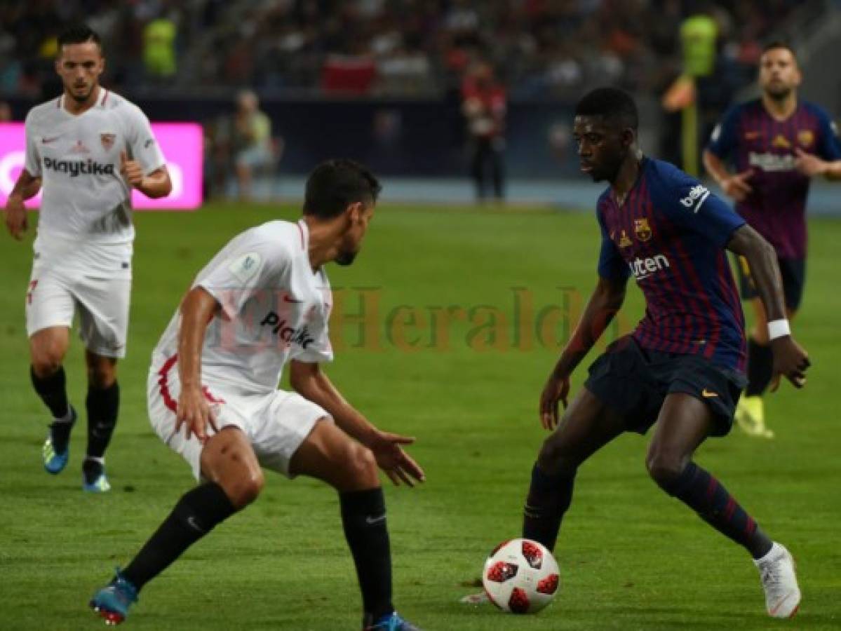 Barcelona gana la Supercopa de España tras vencer al Sevilla en Marruecos