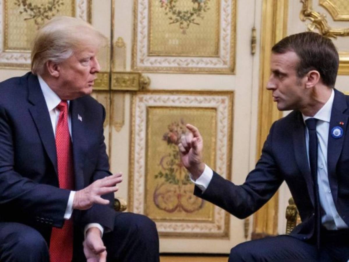 Donald Trump ridiculiza a Emmanuel Macron por comentarios sobre defensa europea