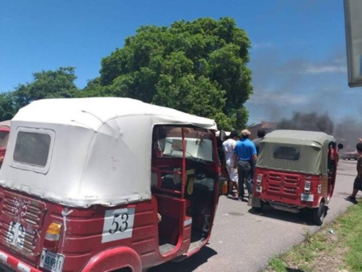 Honduras: Mototaxistas en paro de labores tras no lograr acuerdo sobre la legalización del rubro