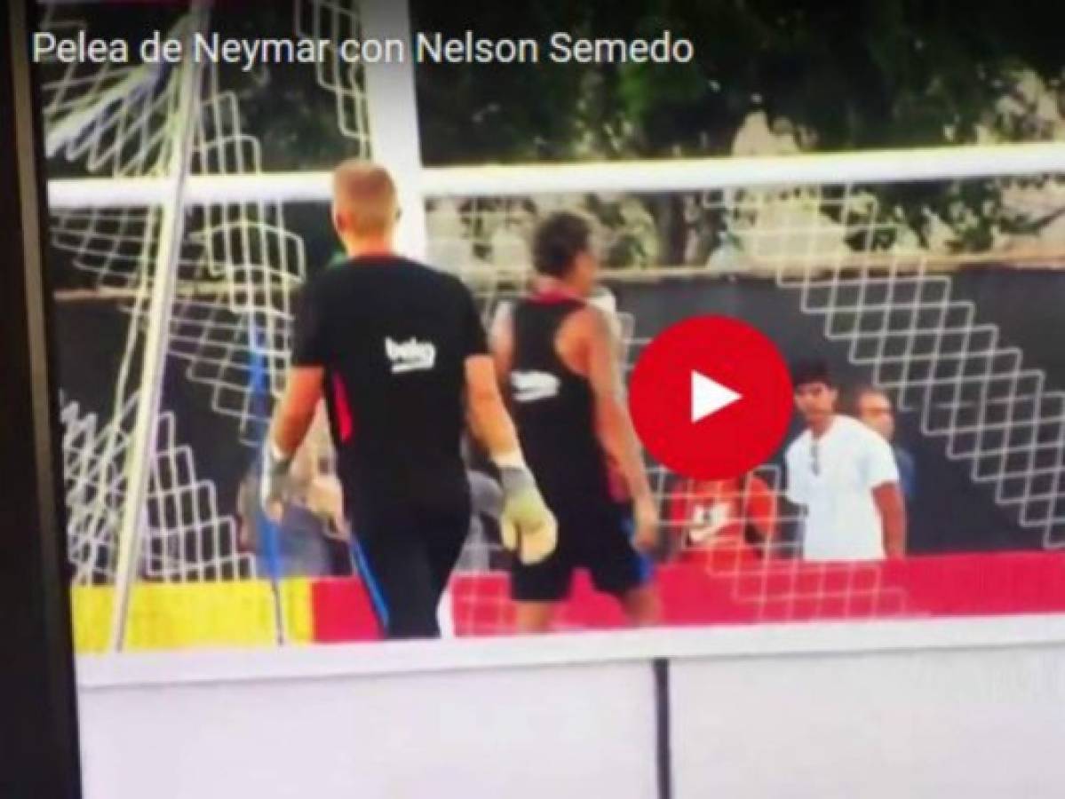 Video: La pelea entre Neymar y Semedo en el entrenamiento del Barcelona