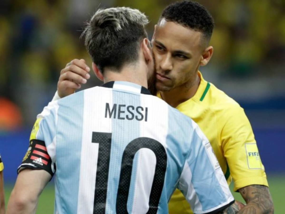 Neymar le gana el duelo a Messi con goleada de Brasil a Argentina