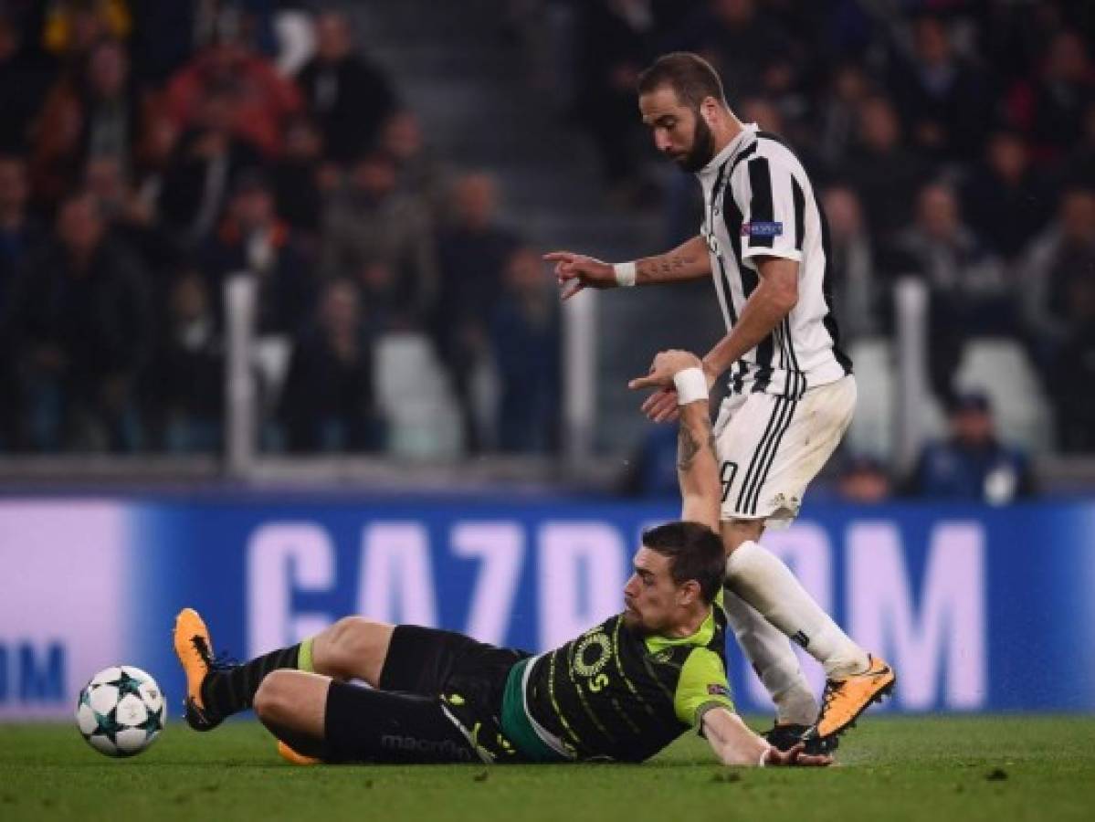 Juventus remonta 2-1 al Sporting de Lisboa con gol al final de Mandzukic