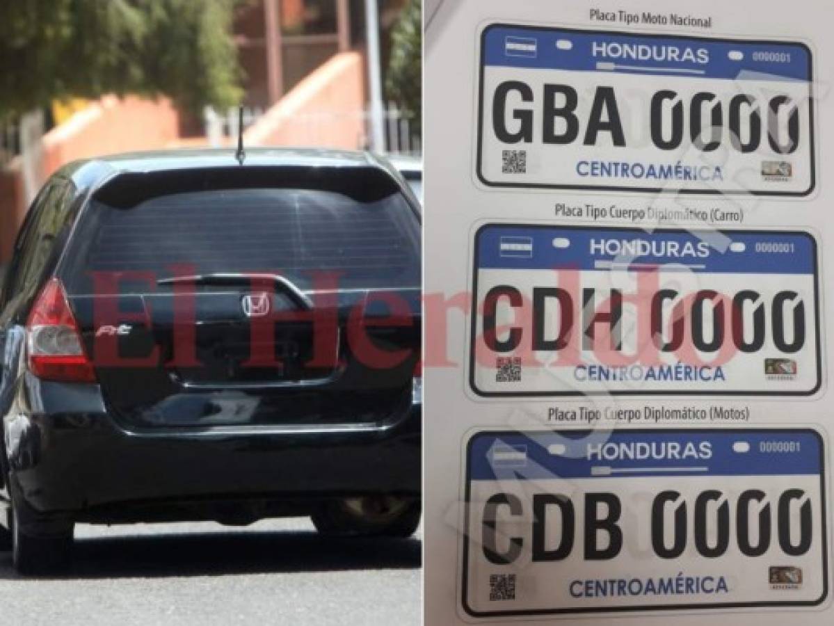 Comienza la entrega de placas vehiculares en Honduras