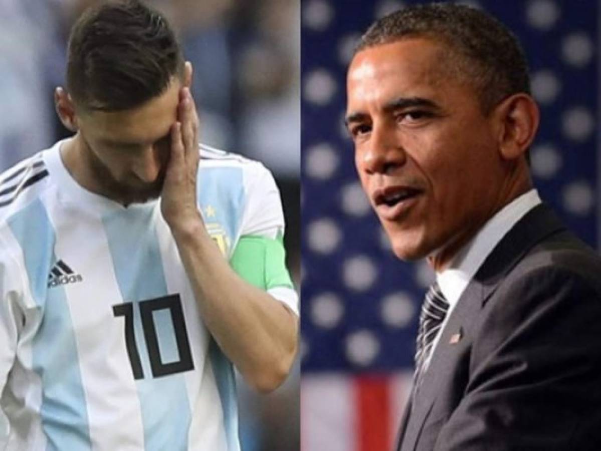 Barack Obama: 'Messi es maravilloso, pero Argentina no gana porque no juega en equipo'