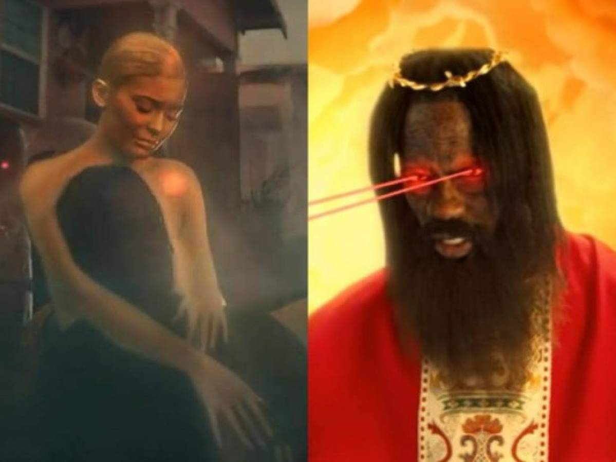 El videoclip de Travis Scott en el que Kylie Jenner se transforma en Virgen María