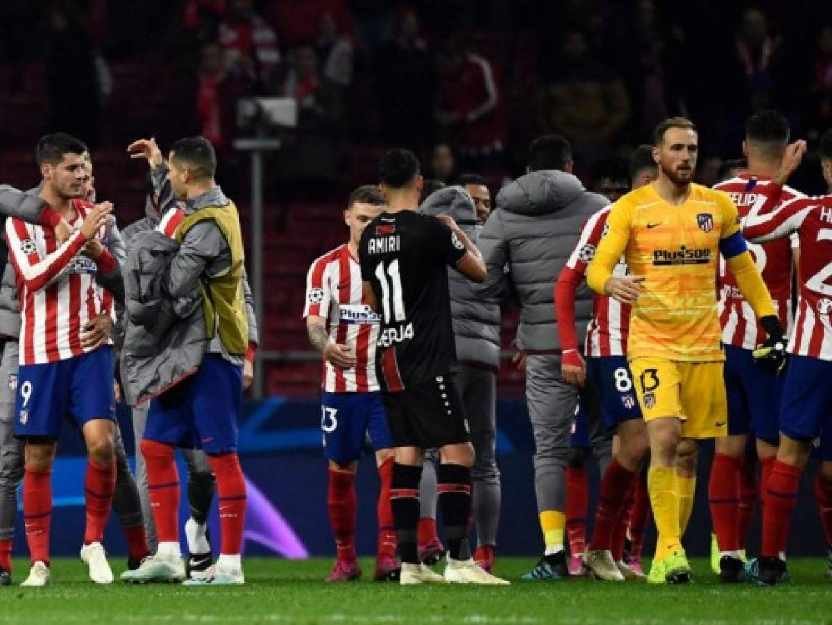 Champions League: Atlético de Madrid gana 1-0 al Leverkusen y es líder de grupo
