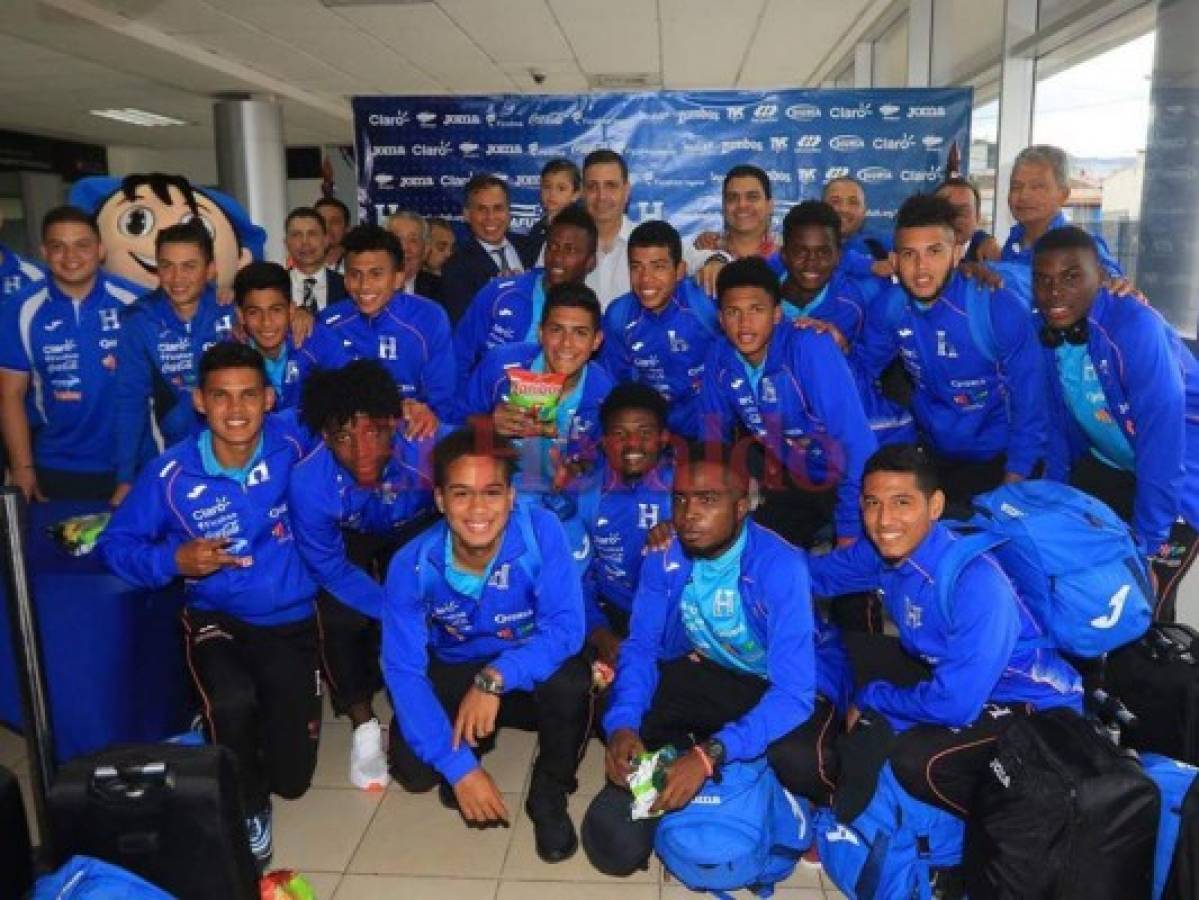 Así fueron recibidos los jugadores de Honduras Sub-20 tras clasificar a Polonia 2019
