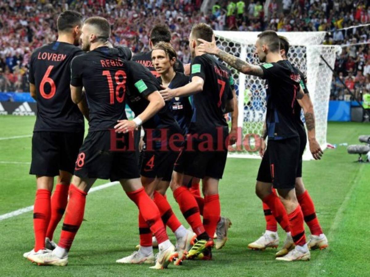 Croacia a la final del Mundial de Rusia tras vencer 2-1 a Inglaterra