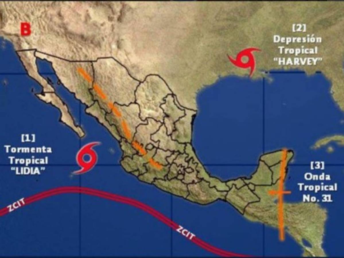 Noroeste de México se prepara para el embate de tormenta tropical Lidia