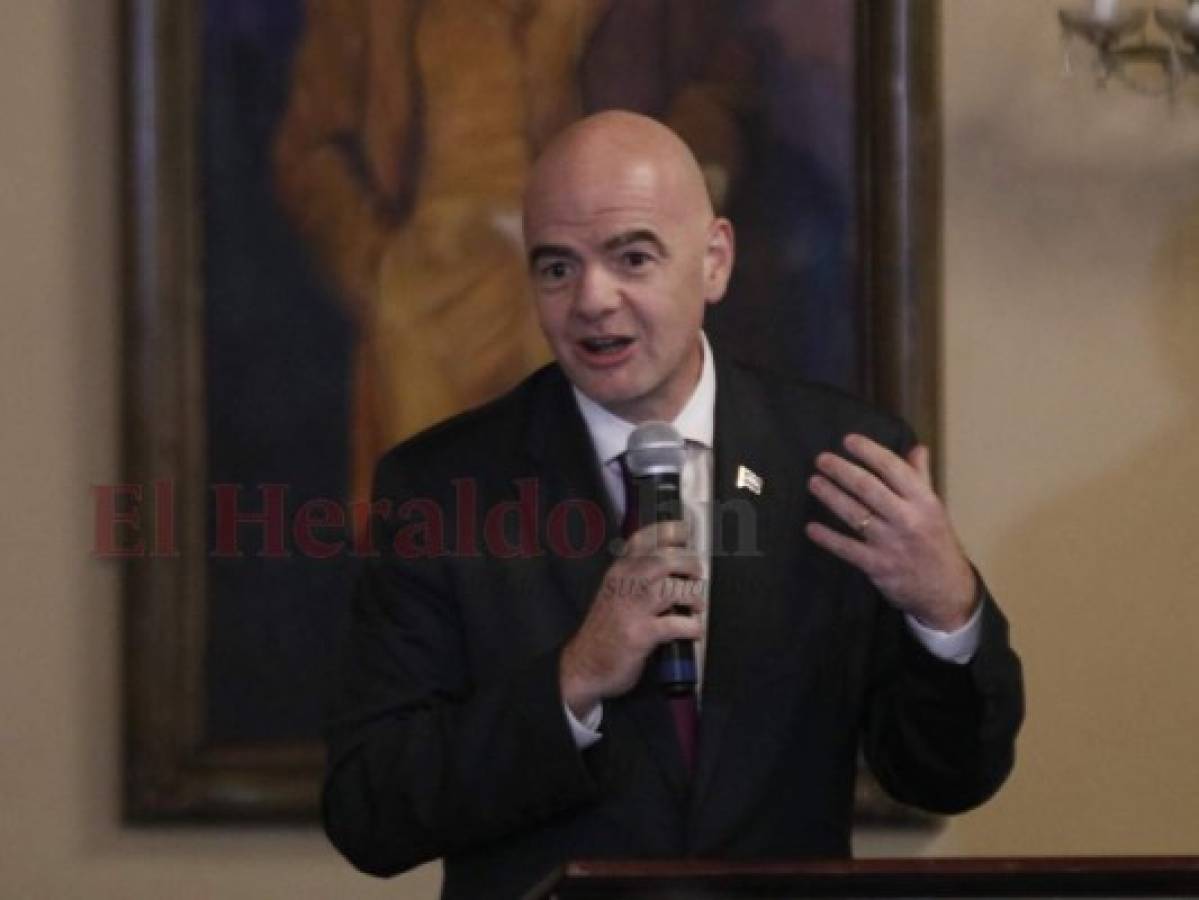 Presidente de la FIFA, Gianni Infantino, se encuentra en Honduras