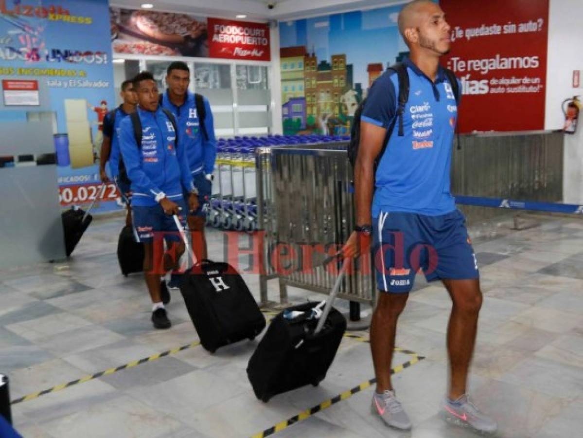 Selección de Honduras llegó consternada a San Pedro Sula pero con ganas de seguir luchando