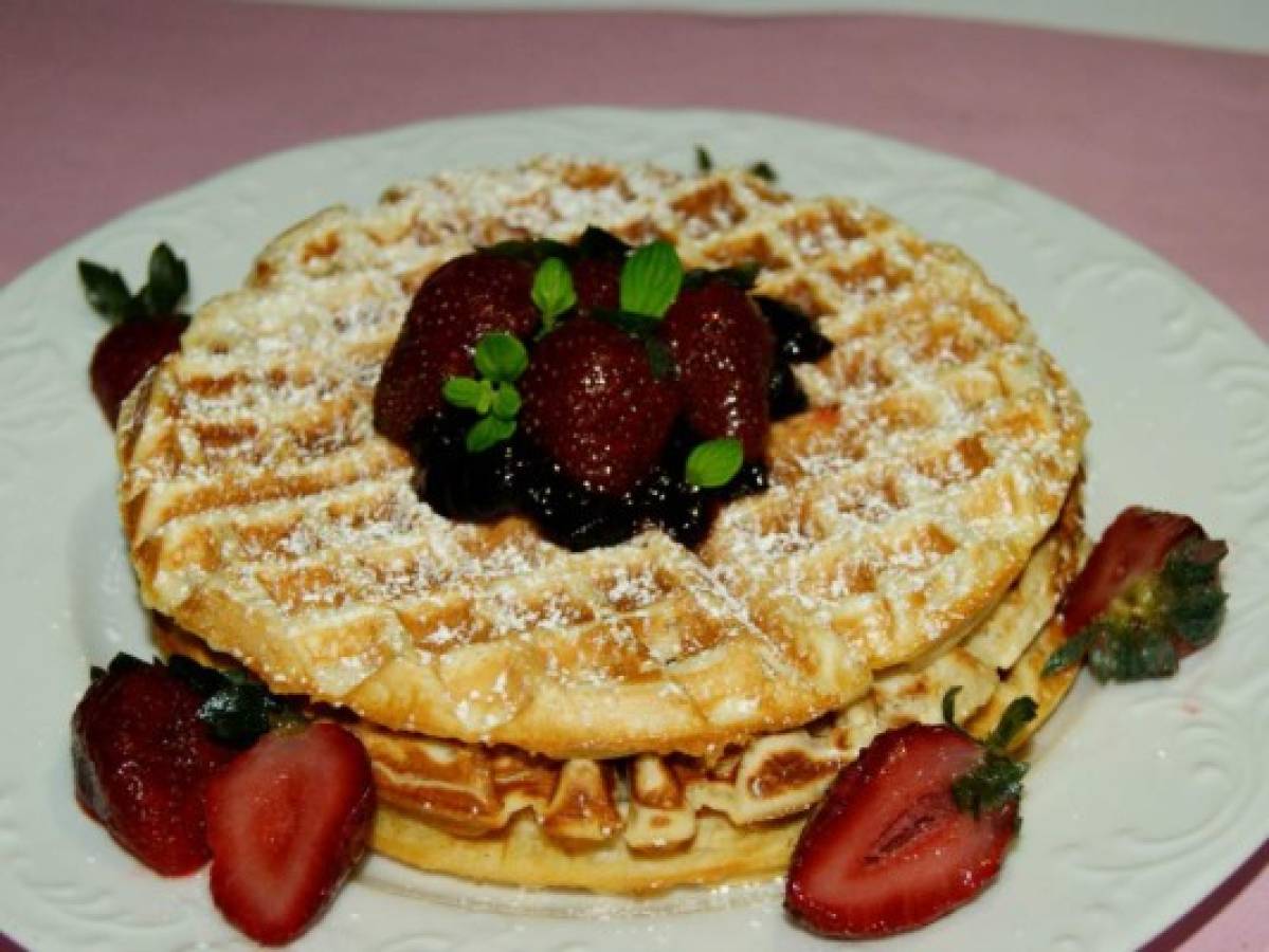 Aprenda cómo preparar unos deliciosos Waffles caseros