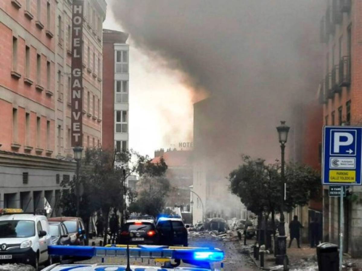 Fuerte explosión sacude el centro de Madrid y deja dos víctimas  