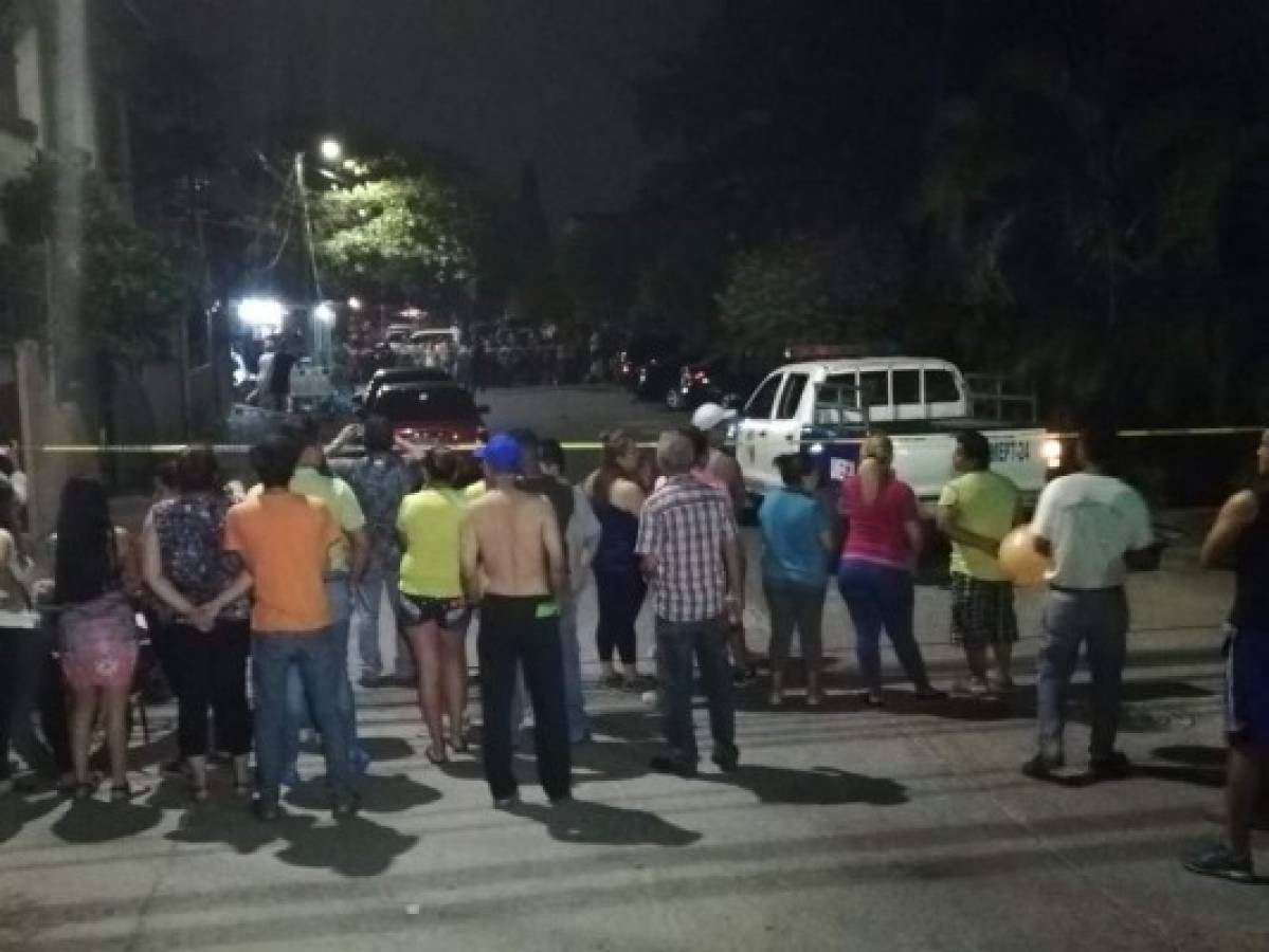 Tiroteo deja un muerto y dos heridos en barrio Barandillas de San Pedro Sula 