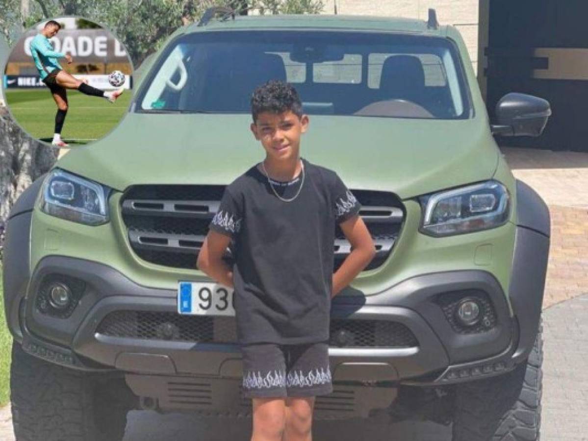 250,000 dólares cuesta la lujosa camioneta que Cristiano Ronaldo le regaló a su hijo de 11 años  