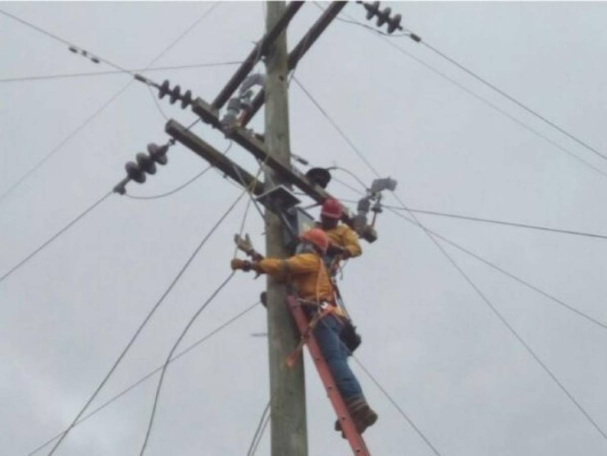 Tres municipios del departamento de Cortés beneficiados con nuevo circuito de distribución eléctrica