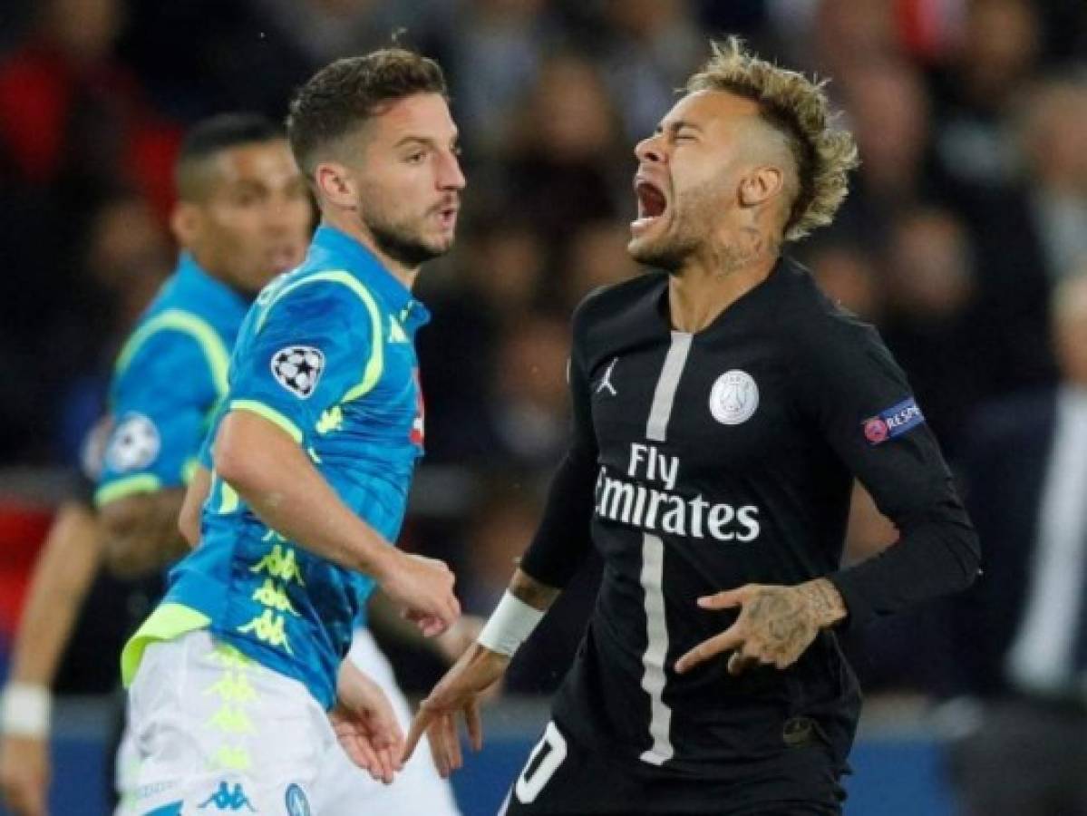 Napoli y PSG se dividen puntos en Champions League