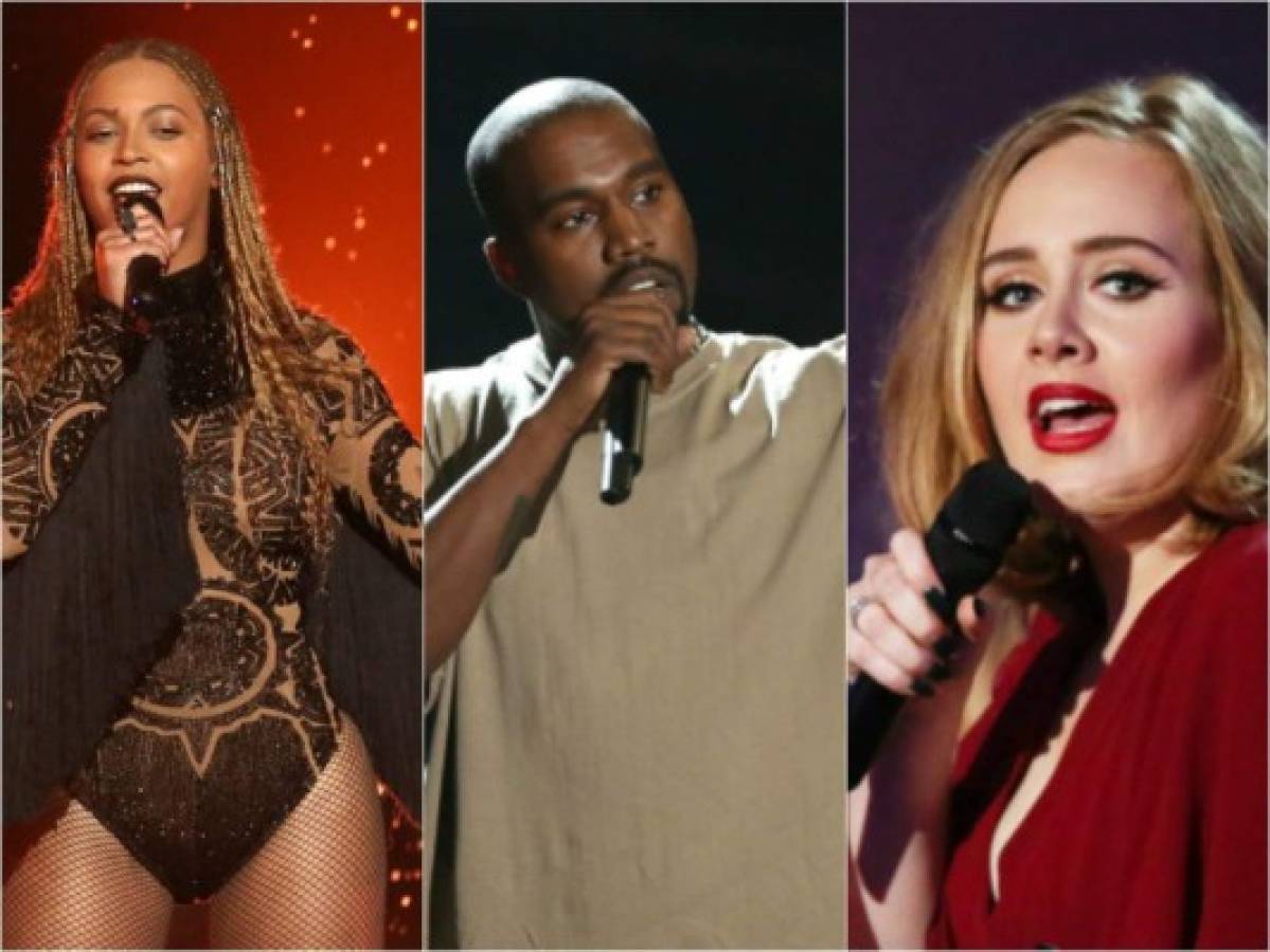Beyonce, Adele y Kanye West nominados a Premios MTV