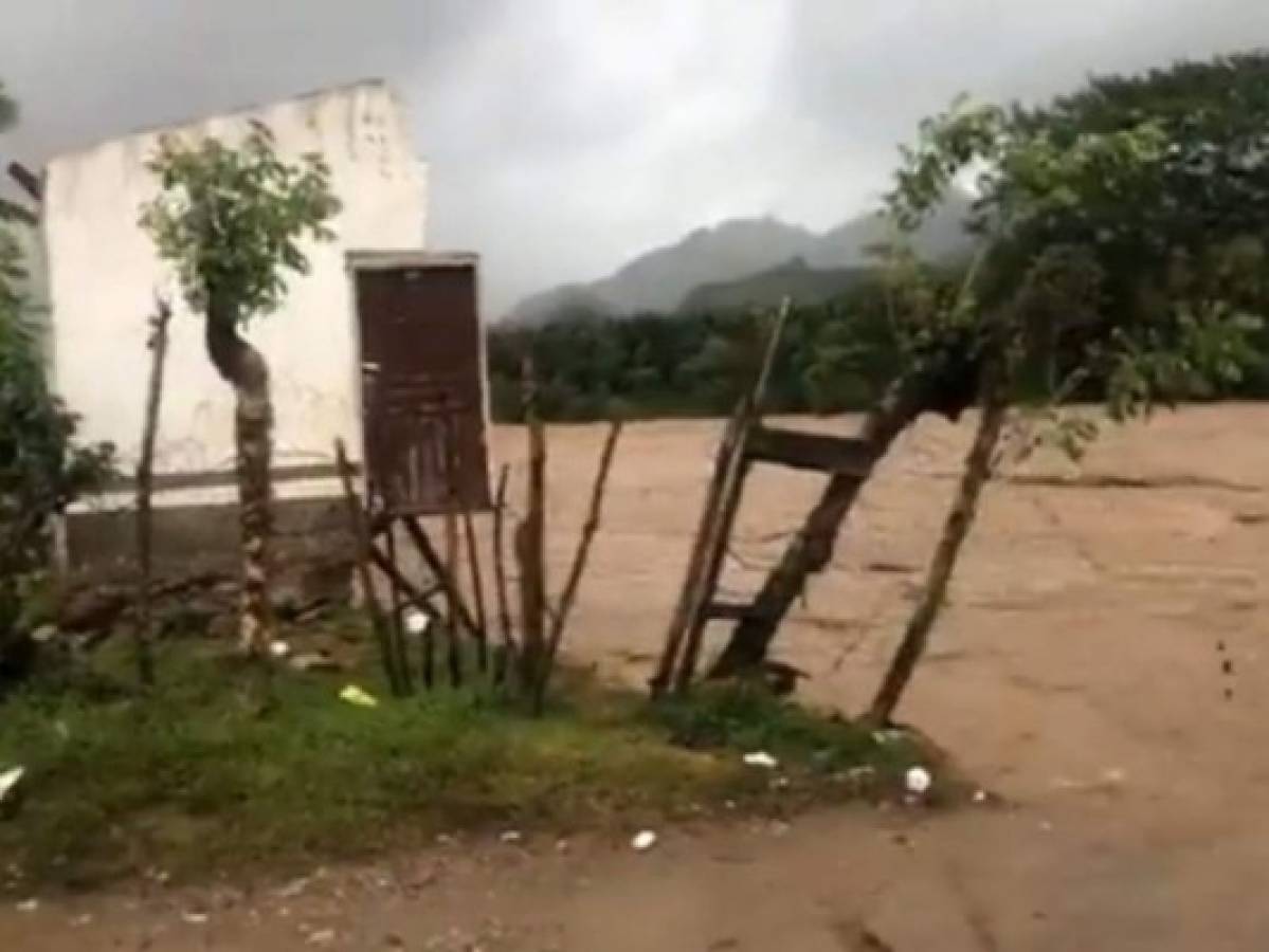 VIDEO: Captan destructiva embestida del río Tocoa tras lluvias dejadas por Iota