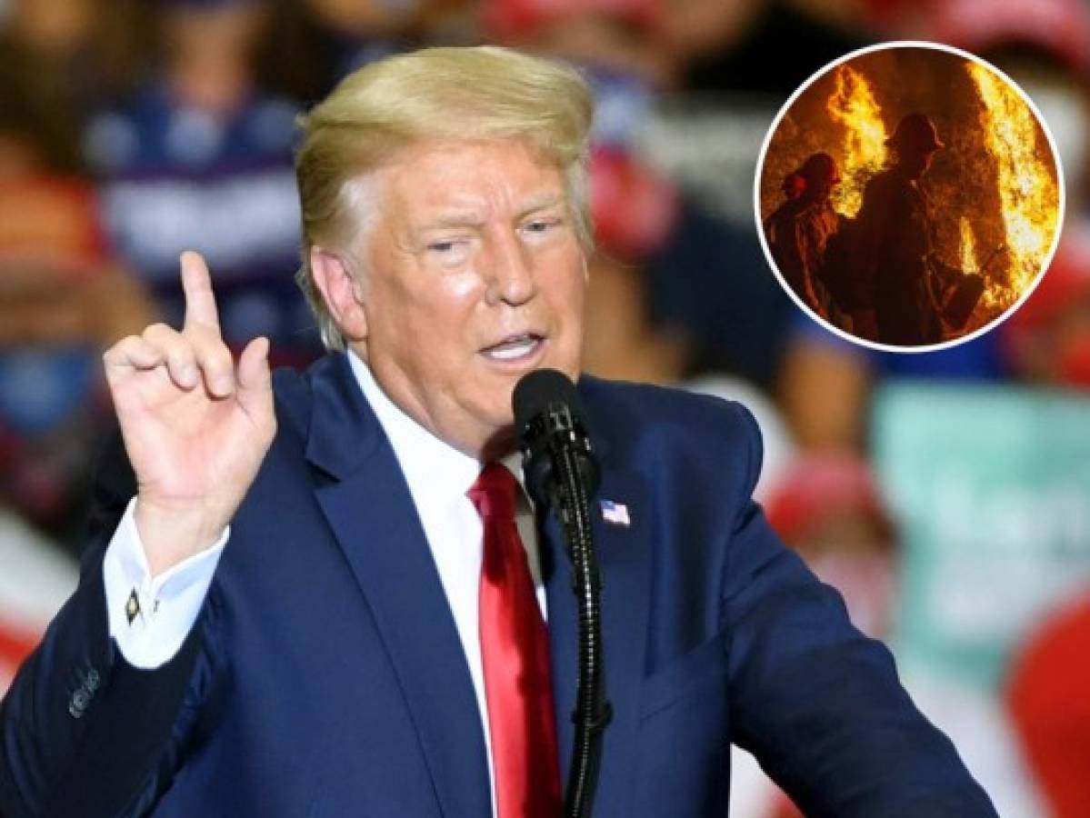 Trump viaja a la devastada California para ver efectos de incendios
