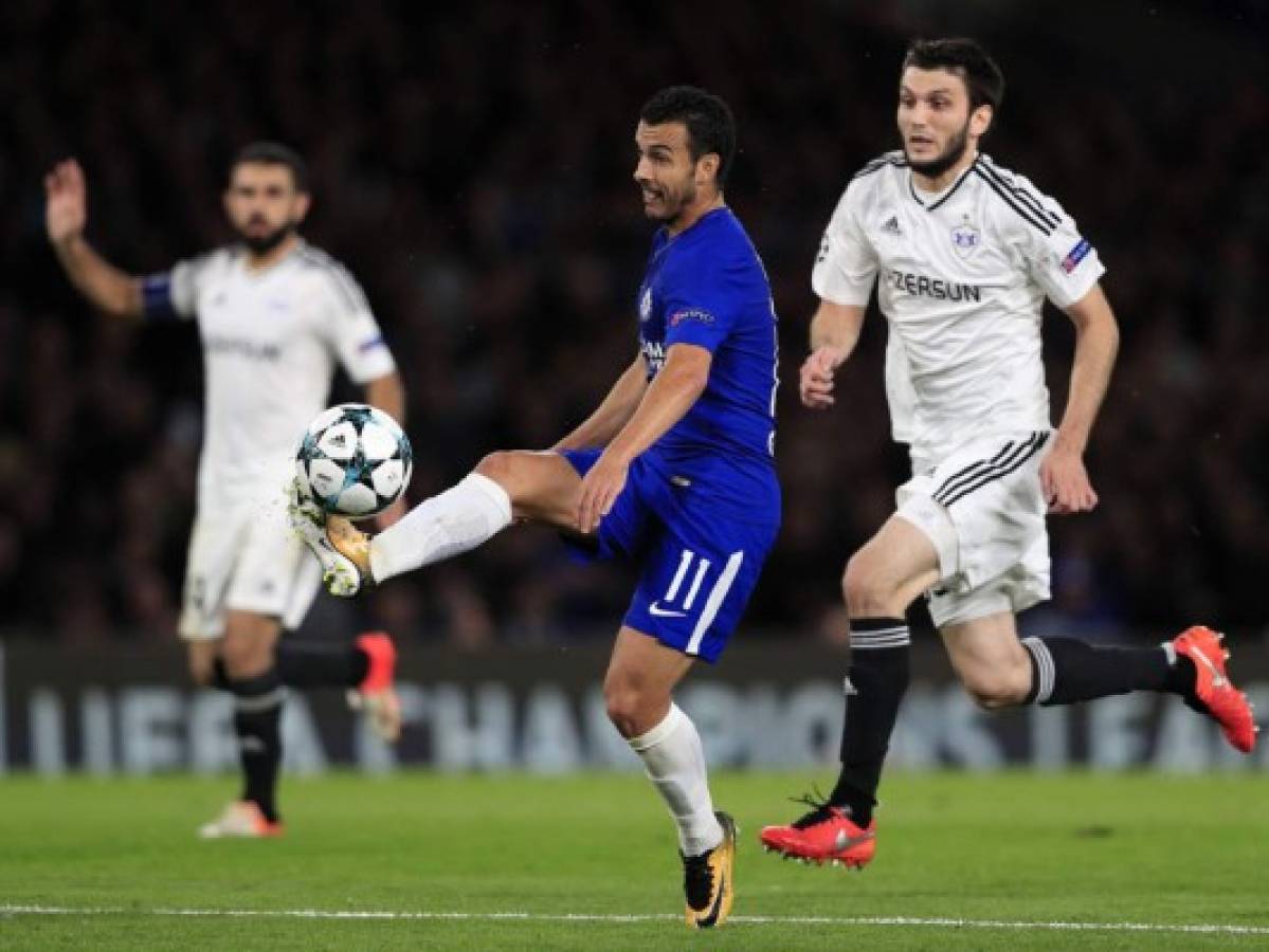 Chelsea debuta en Champions League con una goleada al modesto Qarabagh