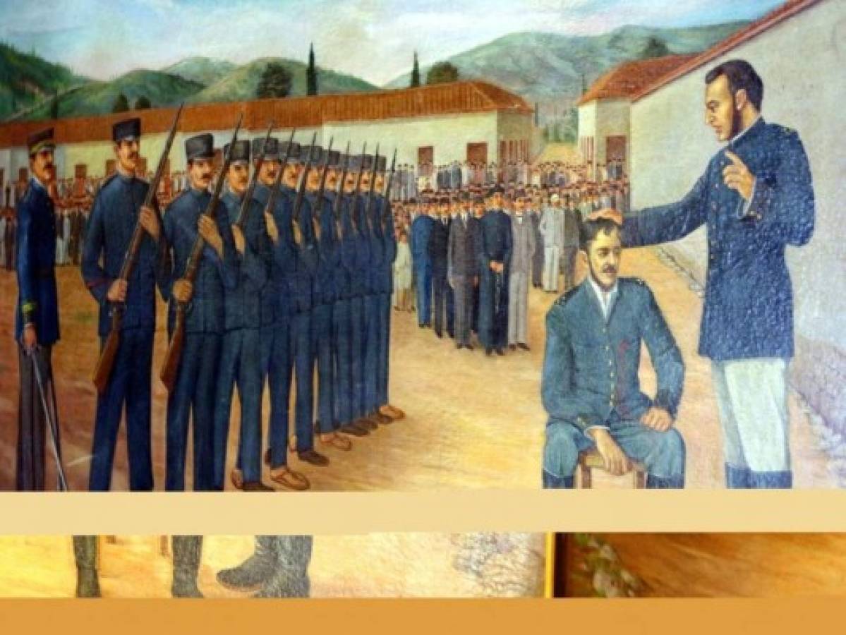 Entre las joyas de la muestra se encuentra la obra “Fusilamiento de Morazán”, del pintor Carlos Zúniga Figueroa.