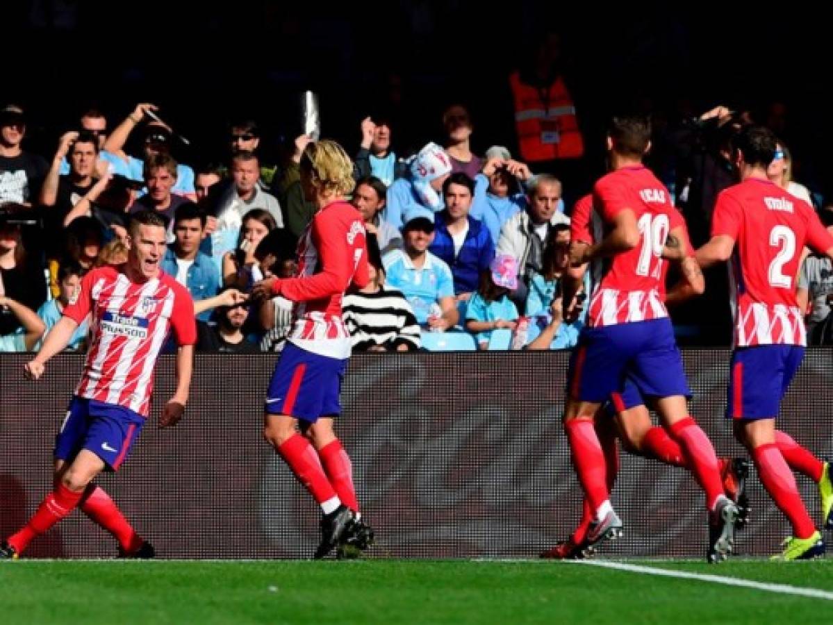 Gameiro salva los muebles para el Atlético de Madrid en Vigo