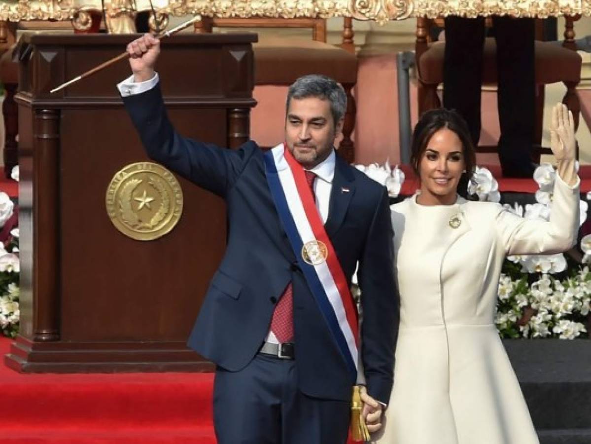 Mario Abdo critica a Venezuela y Nicaragua, al asumir presidencia de Paraguay 