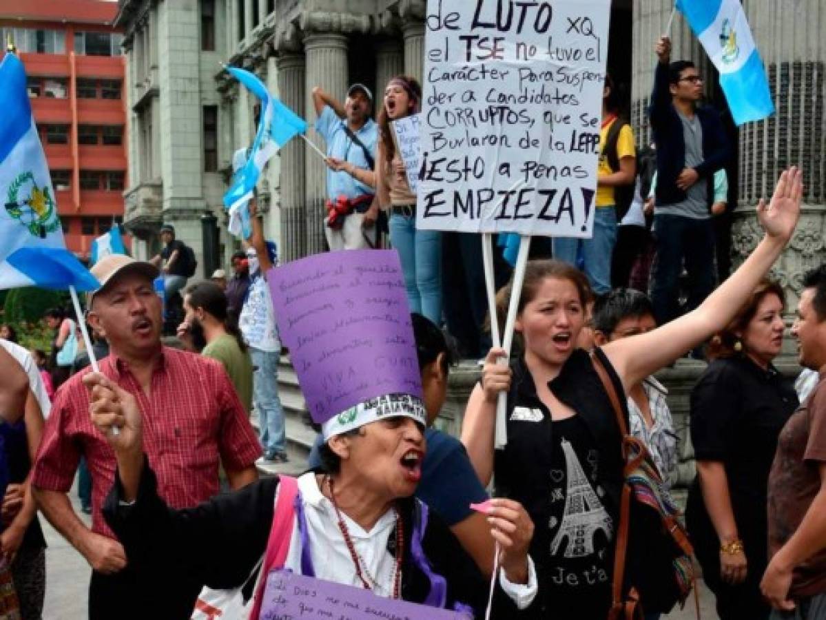 Organizaciones sociales de Guatemala piden continuar lucha contra corrupción