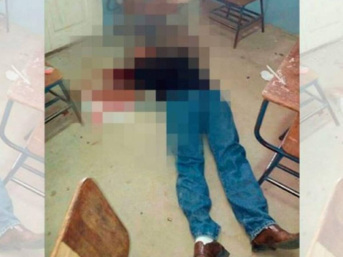 En el salón de clases matan a maestro hondureño en Esquipulas del Norte