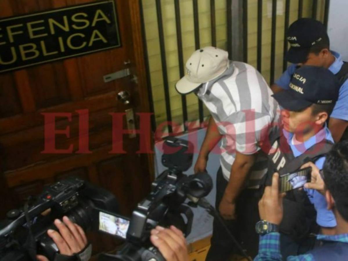 Óscar Rene Castillo Pavón es la persona capturada por las autoridades. Foto: Estalin Irías/EL HERALDO.