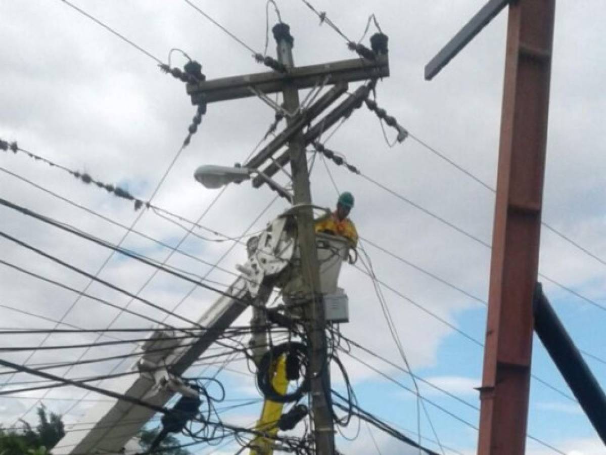 Listado de sectores que no tendrán energía eléctrica este martes en Honduras