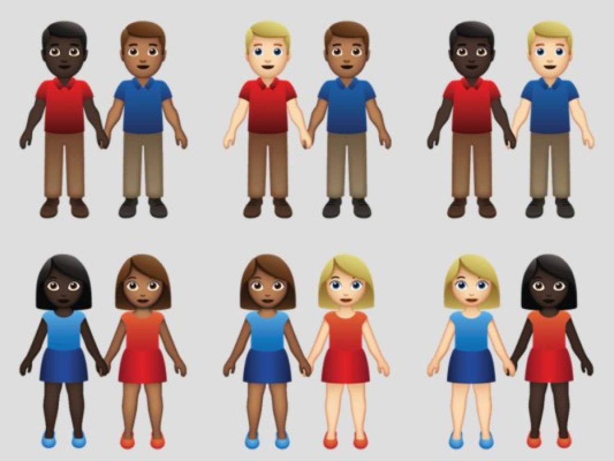Incluyen parejas interraciales en los nuevos emojis